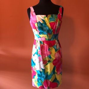 Donna Morgan Sleeveless Floral Dress